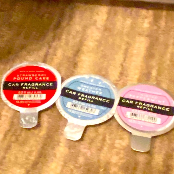 Bath & Body Works Other - 3 Car Air Freshener Scents For Car Vent or Visor